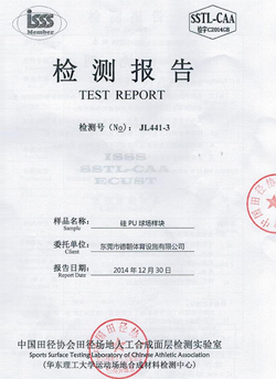 新国标j9游会真人游戏第一品牌跑道球场检验报告-j9游会真人游戏第一品牌体育